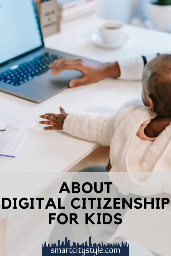 children as digital citizens - pinterest image