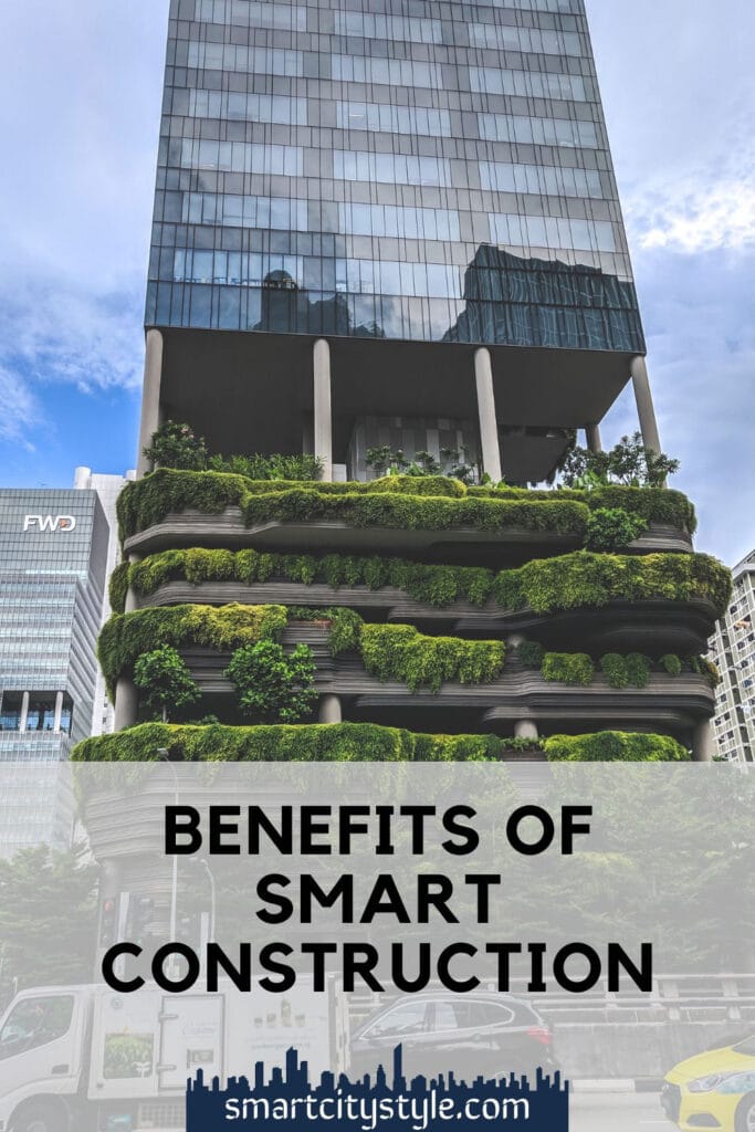 benefits of smart construction - pinterest image