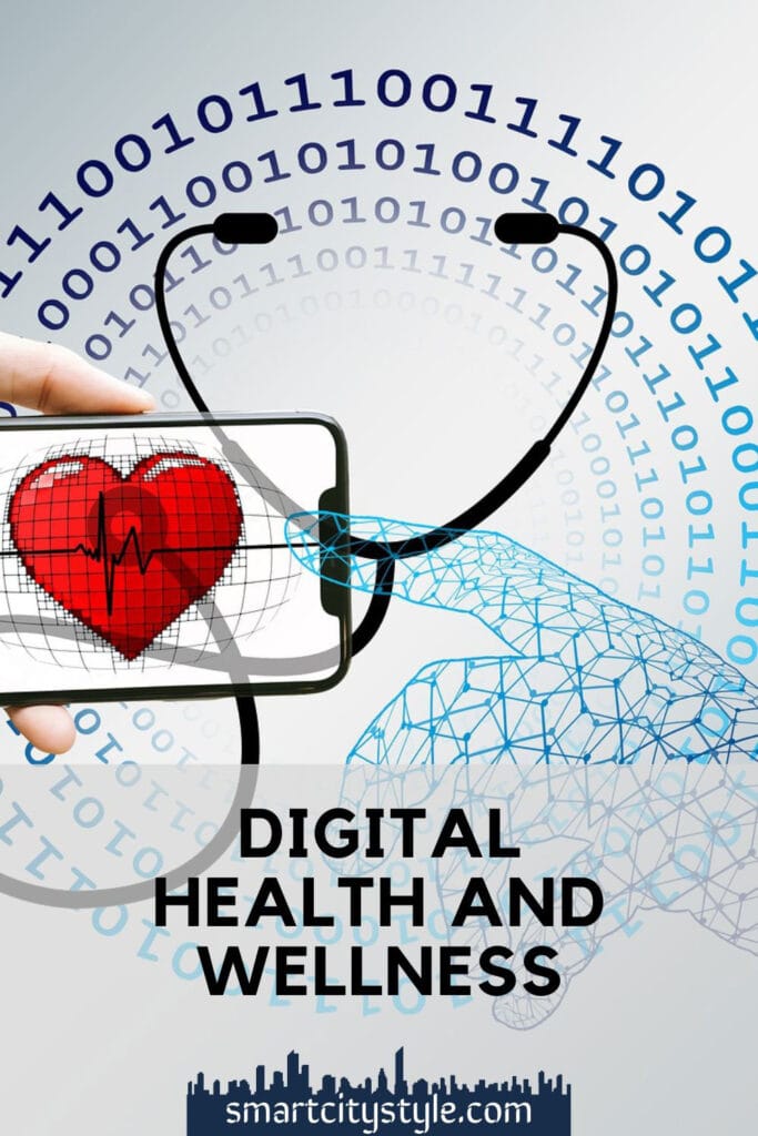 digital health and wellness - pinterest image
