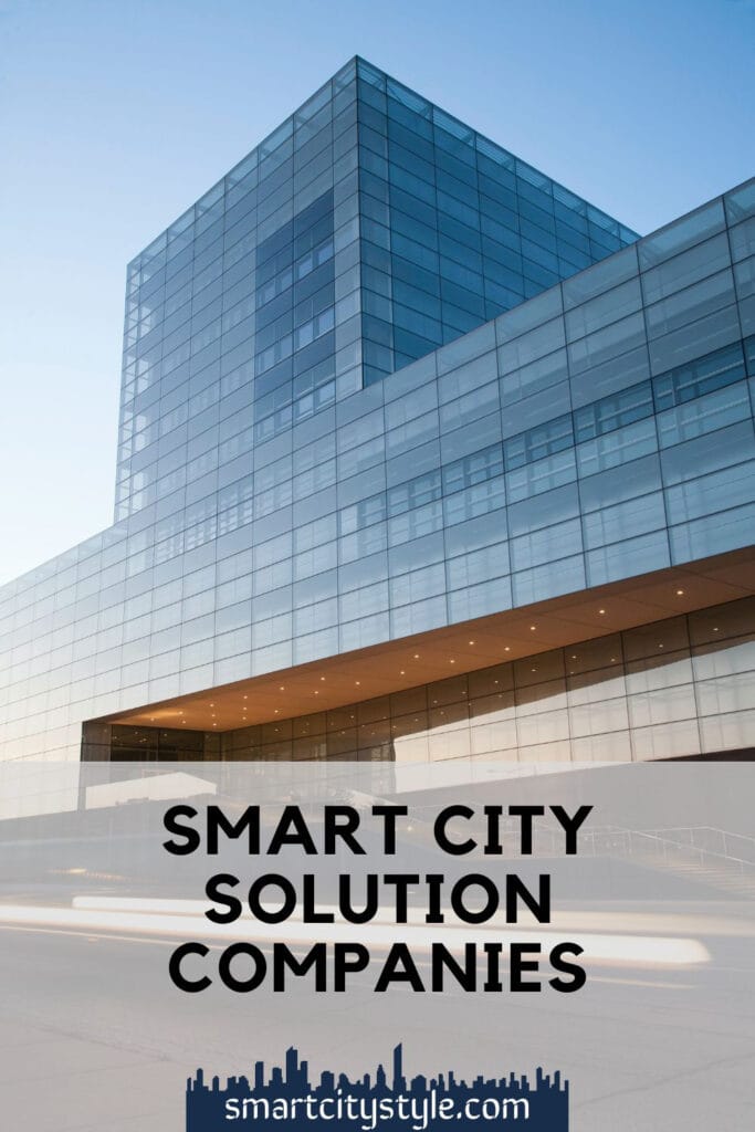 innovations from smart city  solution companies - Pinterest image