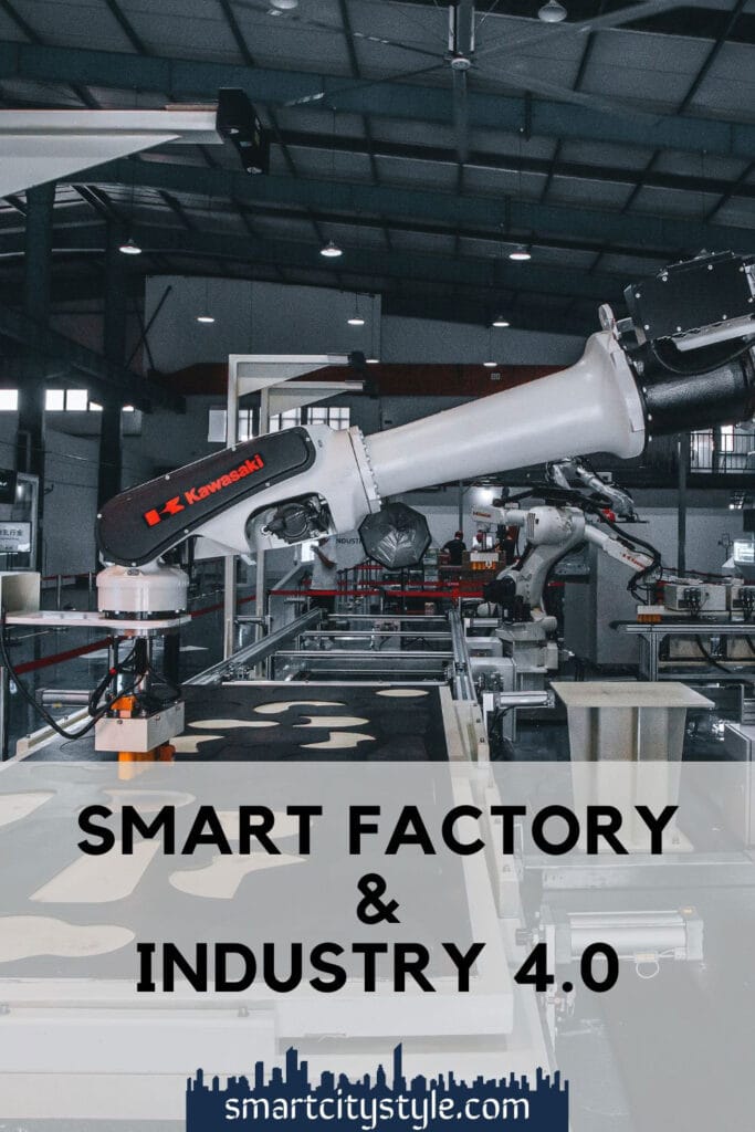 smart factory industry 4.0 - Pinterest image