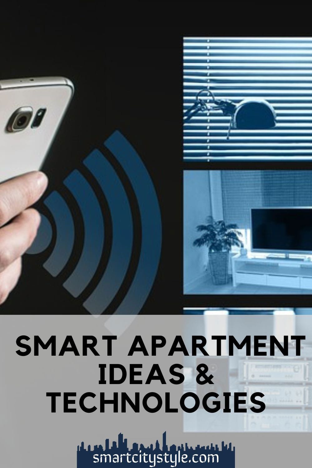 smart apartment ideas - Pinterest image